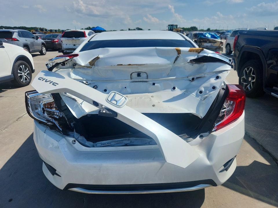 2021 Honda Civic VIN 2HGFC2F61MH546902 COPART salvage auction — REAR END, Tx - Salvage Vehicle Title, sold $3,850 on 2026-07-23 (photo 6)