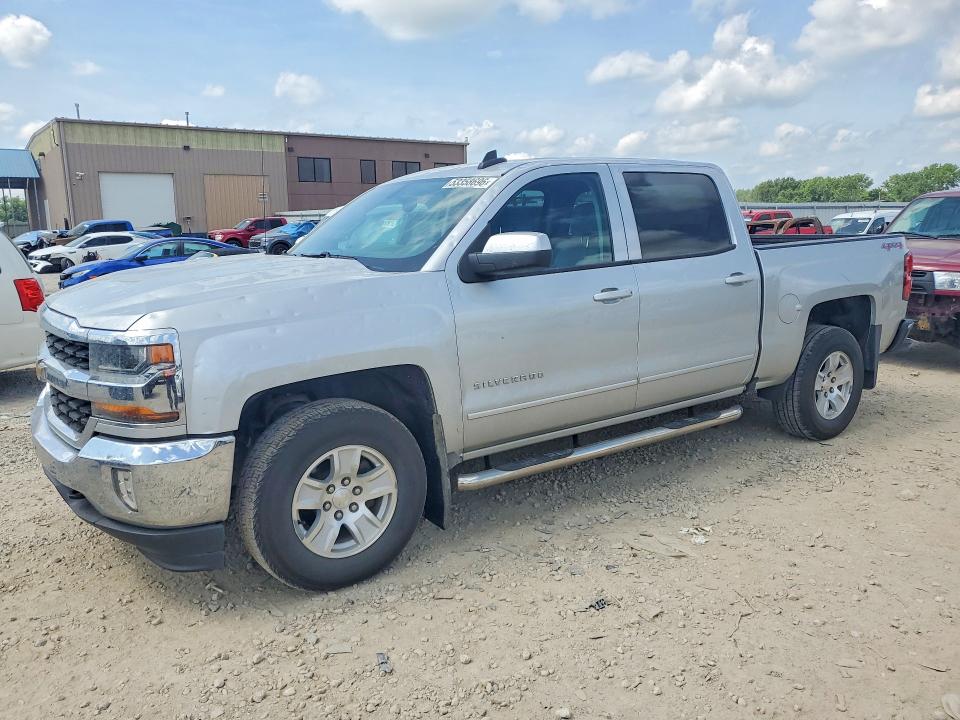 2017 Chevrolet Silverado VIN 3GCUKREC2HG424550 COPART salvage auction — HAIL, Ks - Cert Of Title-Salvage, sold $6,500 on 2026-07-09 (photo 1)
