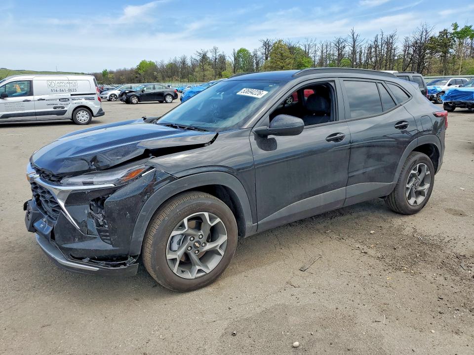 2025 Chevrolet Trax VIN KL77LHEP5SC335540 COPART salvage auction — FRONT END, Ny - Mv-907A Salvage Certificate, sold $6,800 on 2026-07-06 (photo 1)