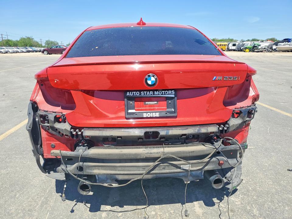 2015 BMW M2 VIN WBA1J7C55FV253972 COPART salvage auction — FRONT END, Id - Salvage Certificate Of Title, sold $7,500 on 2026-08-27 (photo 6)