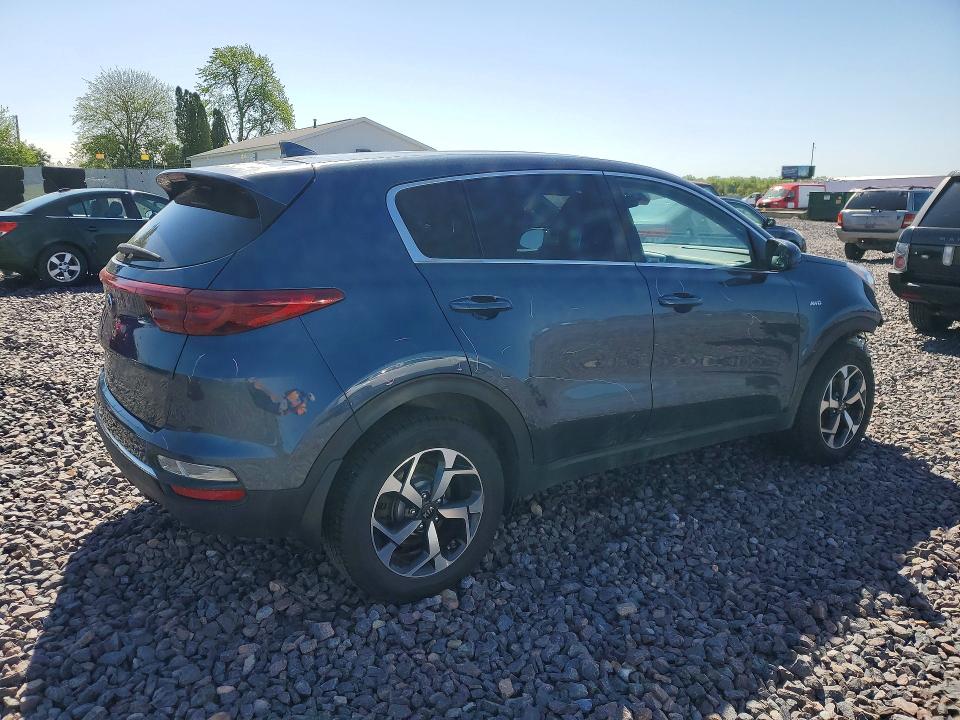 2021 Kia Sportage VIN KNDPMCAC1M7861097 COPART salvage auction — FRONT END, In - Cert Of Title-Salvage Title, sold $2,300 on 2026-07-07 (photo 3)