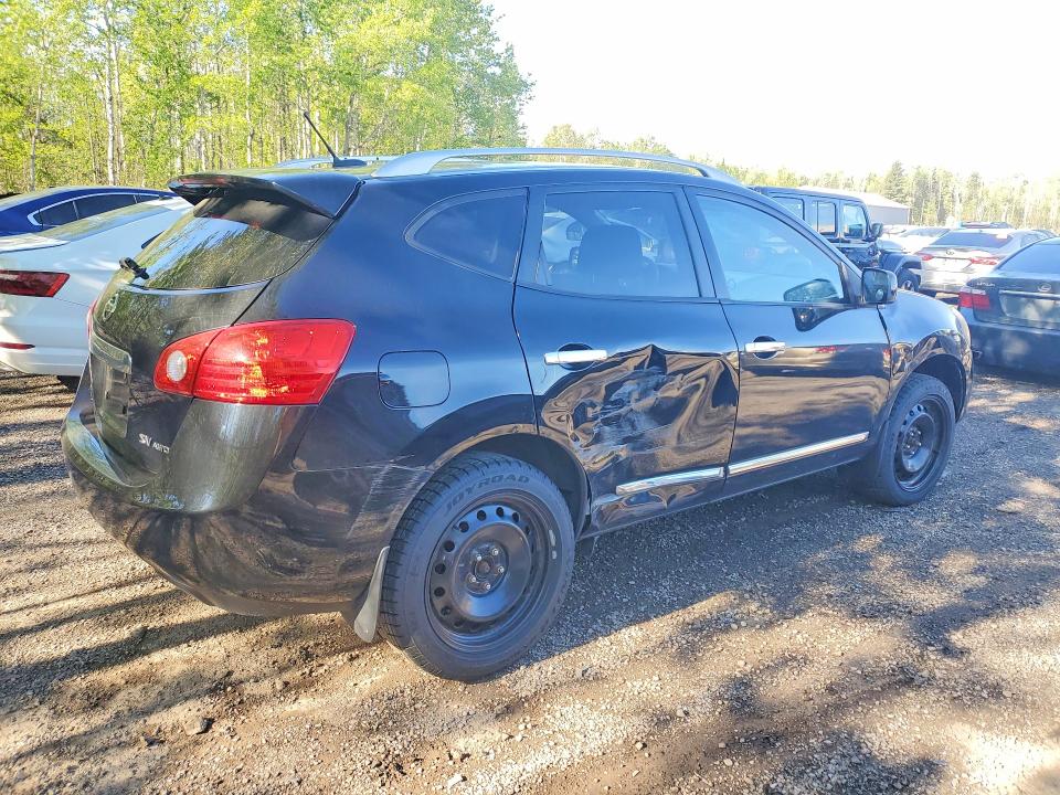2013 Nissan Rogue VIN JN8AS5MV8DW105703 COPART salvage auction — SIDE, On - Permit No Brand - Unfit, sold $300 on 2026-07-23 (photo 3)
