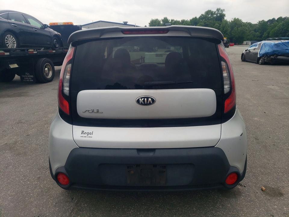 2014 Kia Soul VIN KNDJN2A26E7734206 COPART salvage auction — FRONT END, Nc - Salvage Certificate Of Title, sold $850 on 2026-07-21 (photo 6)