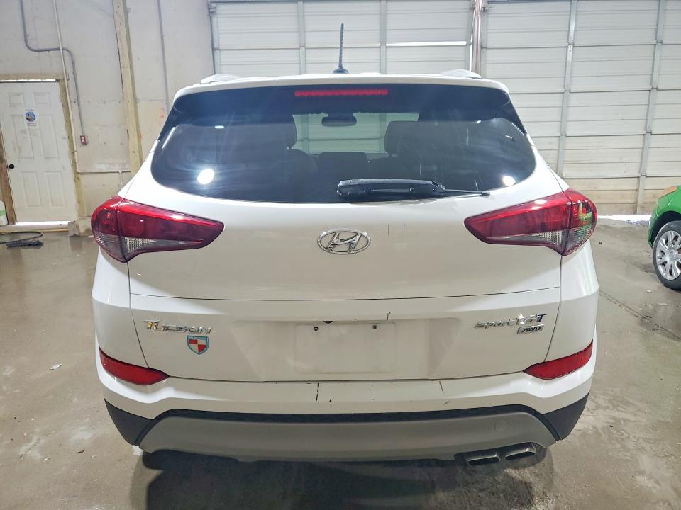 2017 Hyundai Tucson VIN KM8J3CA24HU336389 COPART salvage auction — REAR END, Tn - Salvage Certificate, sold $5,300 on 2026-07-28 (photo 6)