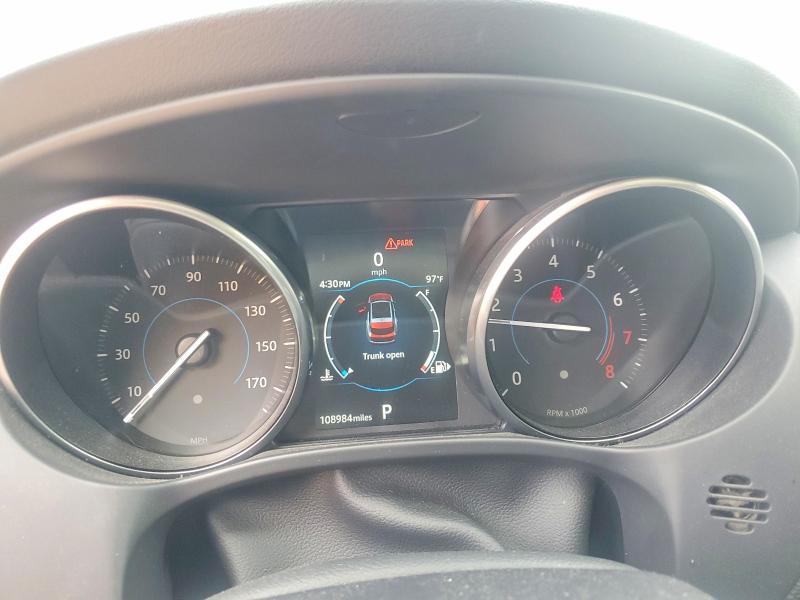 2018 Jaguar F-pace VIN SADCJ2FX0JA266659 COPART salvage auction — REAR END, Sc - Cert Of Title-Salvage, sold $175 on 2026-07-24 (photo 9)
