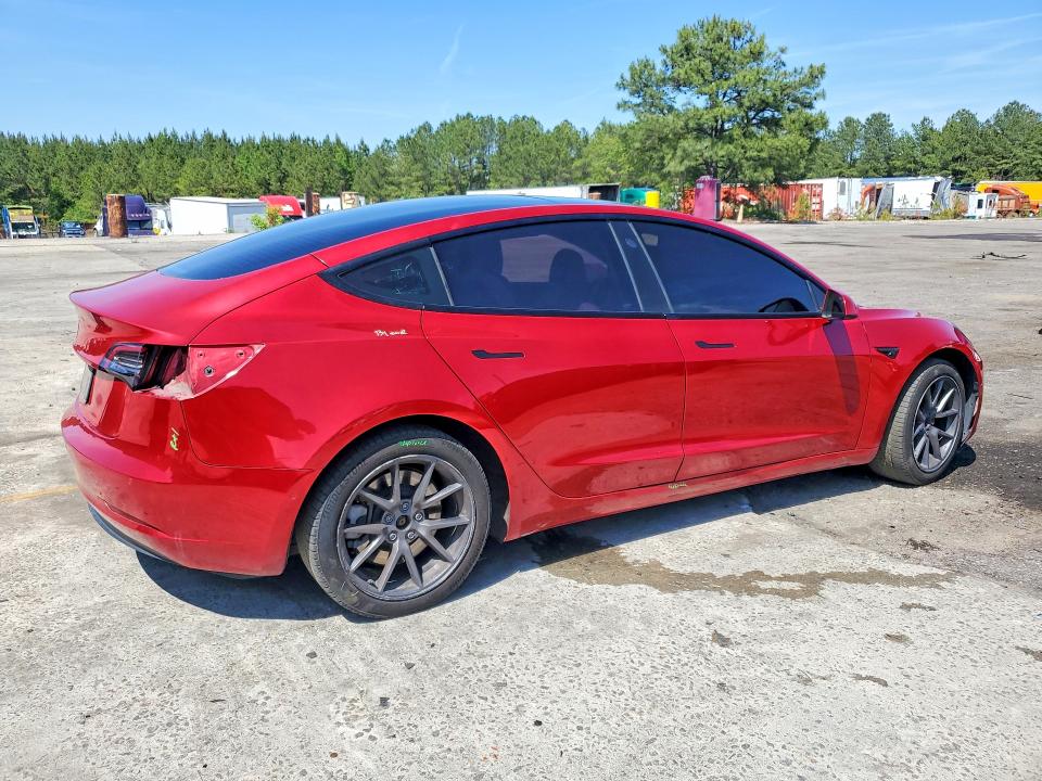 2021 Tesla Model 3 VIN 5YJ3E1EA7MF920513 COPART salvage auction — REAR END, Fl - Cert Of Title Slvg Rebuildable, sold $5,400 on 2026-07-24 (photo 3)