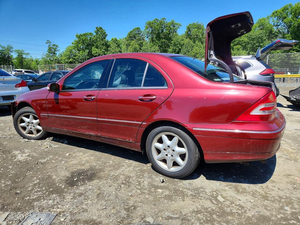 2002 Mercedes-benz C class VIN WDBRF61J62F181815 COPART salvage auction — FRONT END, MD - CERT OF SALVAGE > 75% DAMAGE, sold $200 on 2026-07-10 (photo 2)