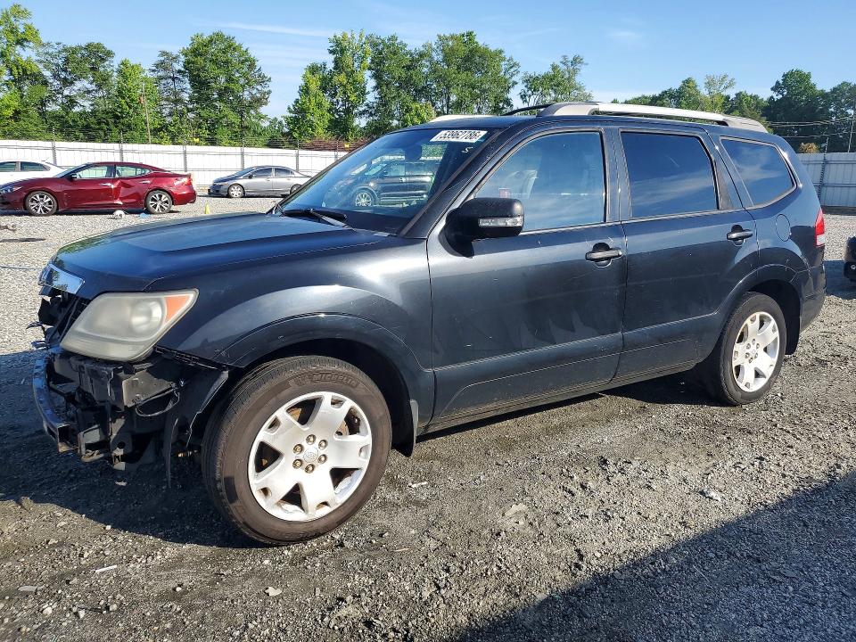 2009 Kia Mohave (borrego) VIN KNDJJ741595023450 COPART salvage auction — FRONT END, Sc - Cert Of Title-Salvage, sold $775 on 2026-07-06 (photo 1)