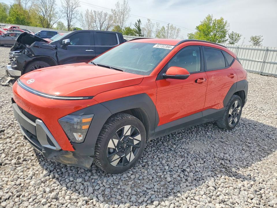 2024 Hyundai Kona VIN KM8HBCAB5RU096417 COPART salvage auction — UNDERCARRIAGE, Mi - Cert Of Title-Salvage Vehicle, sold $8,200 on 2026-07-16 (photo 1)