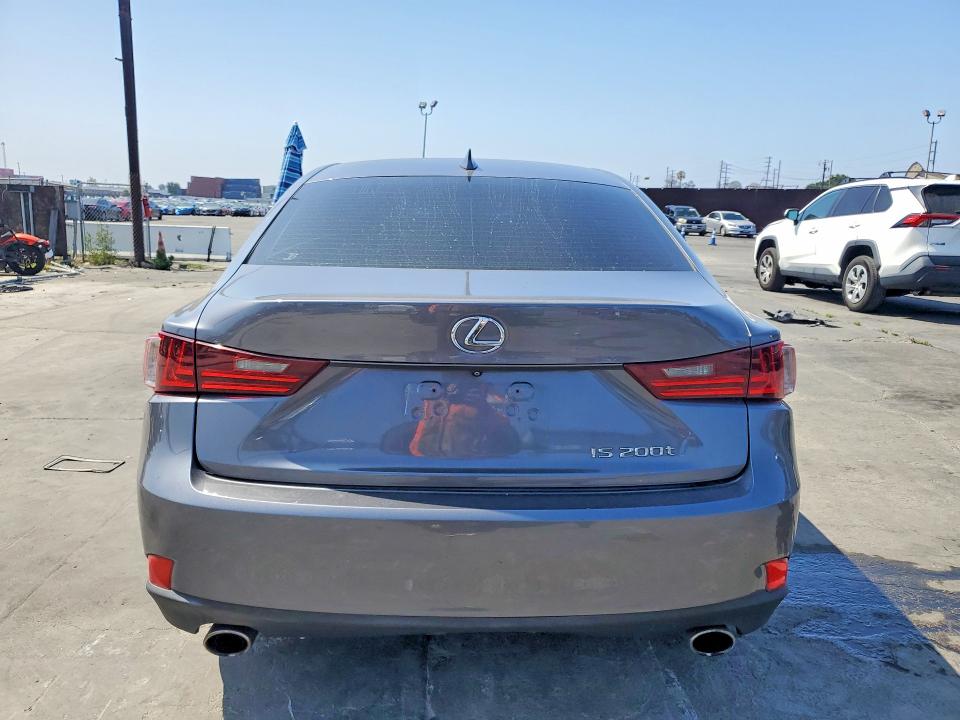 2016 Lexus Is VIN JTHBA1D24G5007388 COPART salvage auction — FRONT END, Ca - Salvage Certificate, sold $3,800 on 2026-07-06 (photo 6)