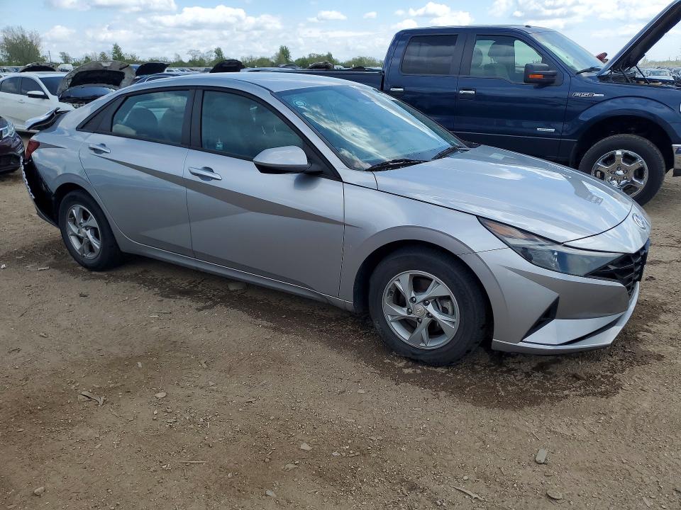 2021 Hyundai VIN 5NPLL4AGXMH016660 COPART salvage auction — REAR END, Il - Salvage Certificate, sold $3,750 on 2026-07-09 (photo 4)