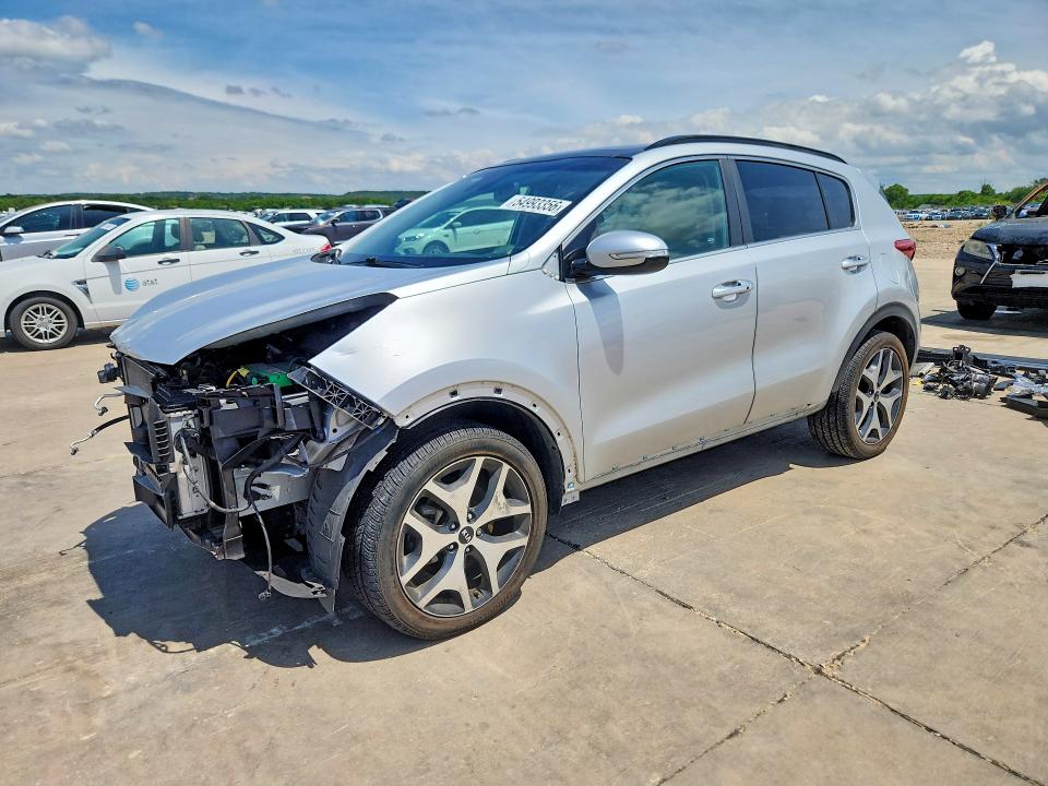 2018 Kia Sportage VIN KNDPRCA68J7464249 COPART salvage auction — FRONT END, TX - CERTIFICATE OF TITLE, sold $4,500 on 2026-07-16 (photo 1)