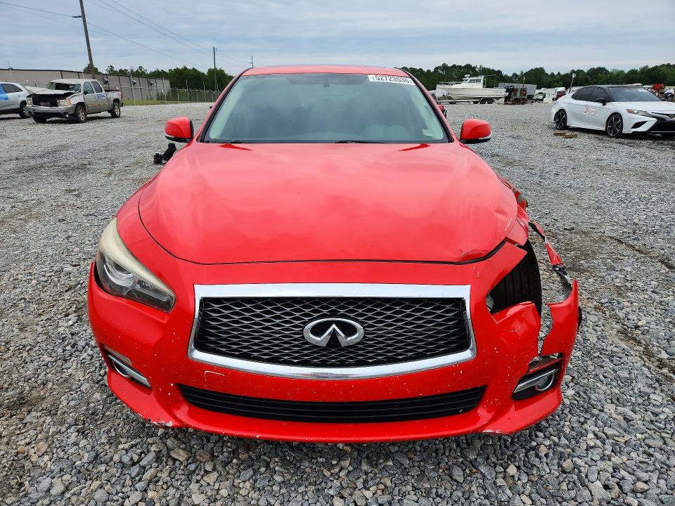 2015 Infiniti Q50 VIN JN1BV7AP0FM337772 COPART salvage auction — FRONT END, GA - CERT OF TITLE-SALVAGE, sold $700 on 2026-07-28 (photo 5)