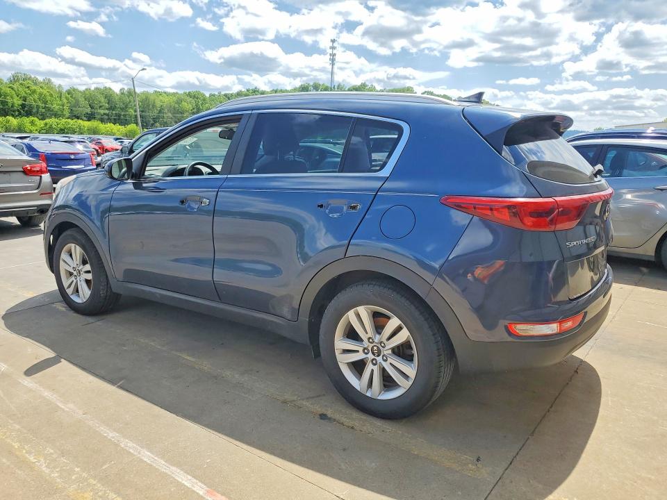 2017 Kia Sportage VIN KNDPM3AC9H7210502 COPART salvage auction — VANDALISM, KY, sold $2,850 on 2026-07-16 (photo 2)