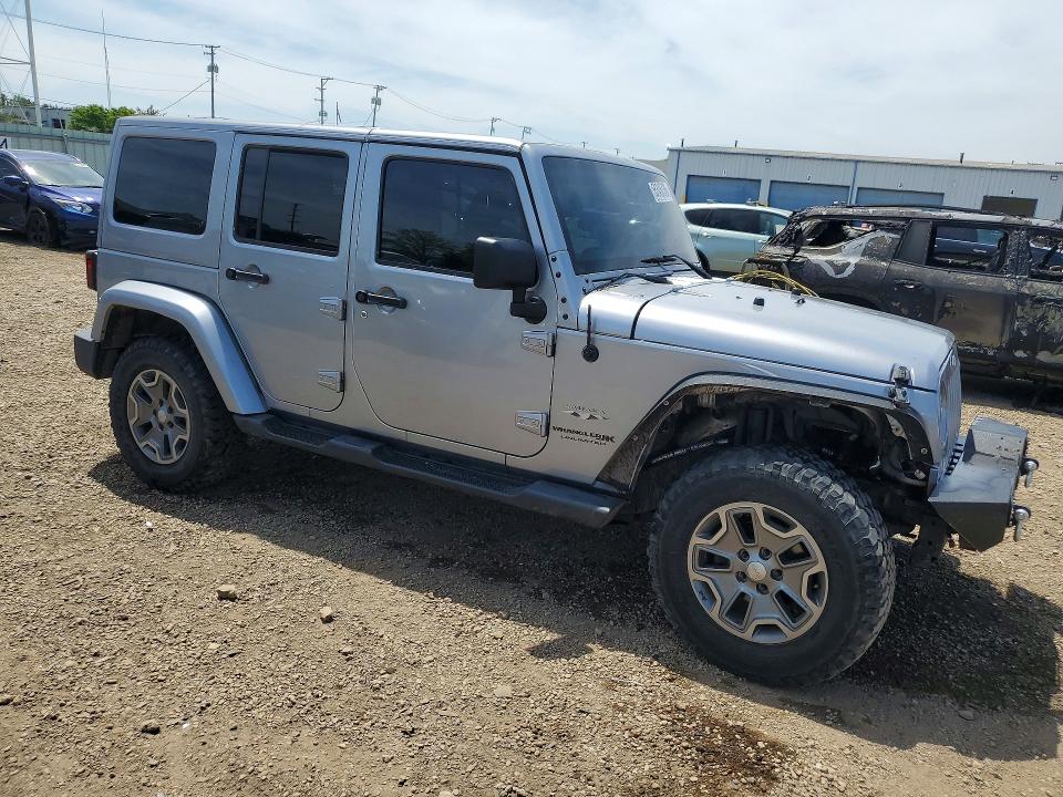 2018 Jeep Wrangler / VIN 1C4BJWEGXJL806832 COPART salvage auction — HAIL, Il - Salvage Certificate, sold $9,200 on 2026-07-03 (photo 4)