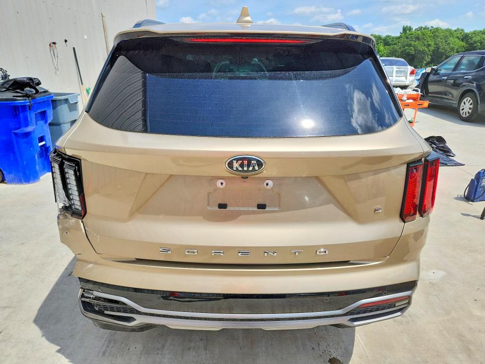 2021 Kia Sorento VIN 5XYRL4LC9MG009906 COPART salvage auction — REAR END, GA - CERT OF TITLE-SALVAGE, sold $6,900 on 2026-07-30 (photo 6)