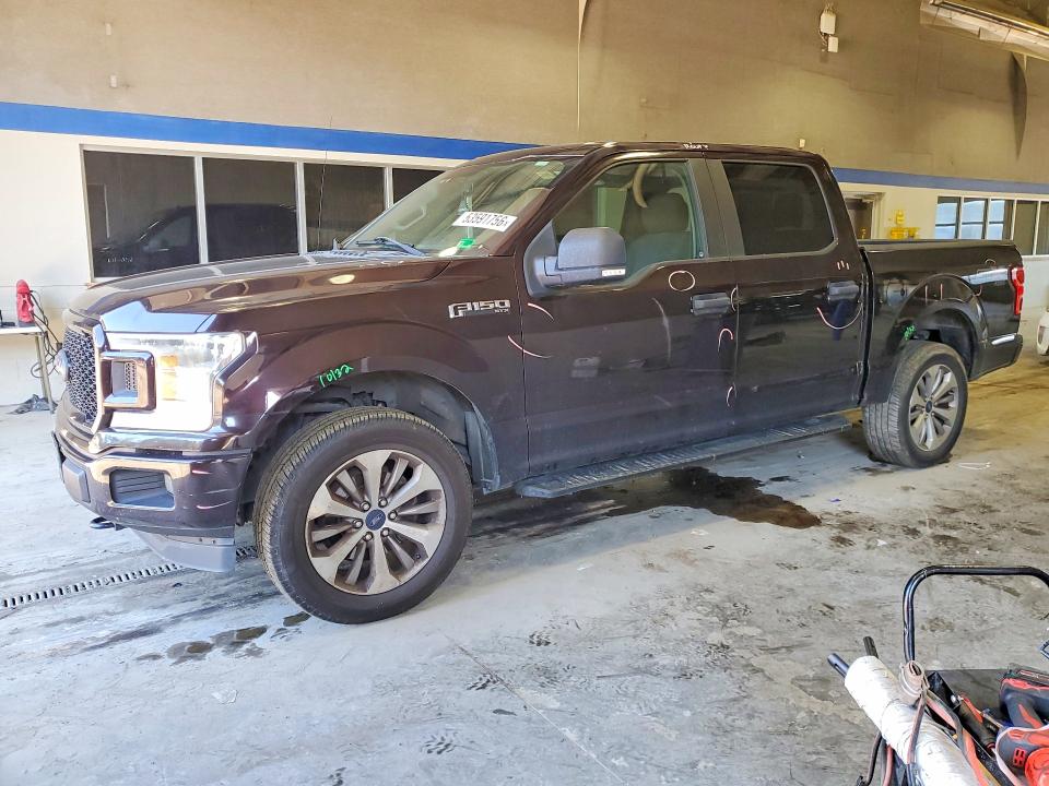 2018 Ford F-150 VIN 1FTEW1EP4JFA40340 COPART salvage auction — FRONT END, Va - Cert Of Title - Salvage, sold $6,100 on 2026-07-02 (photo 1)