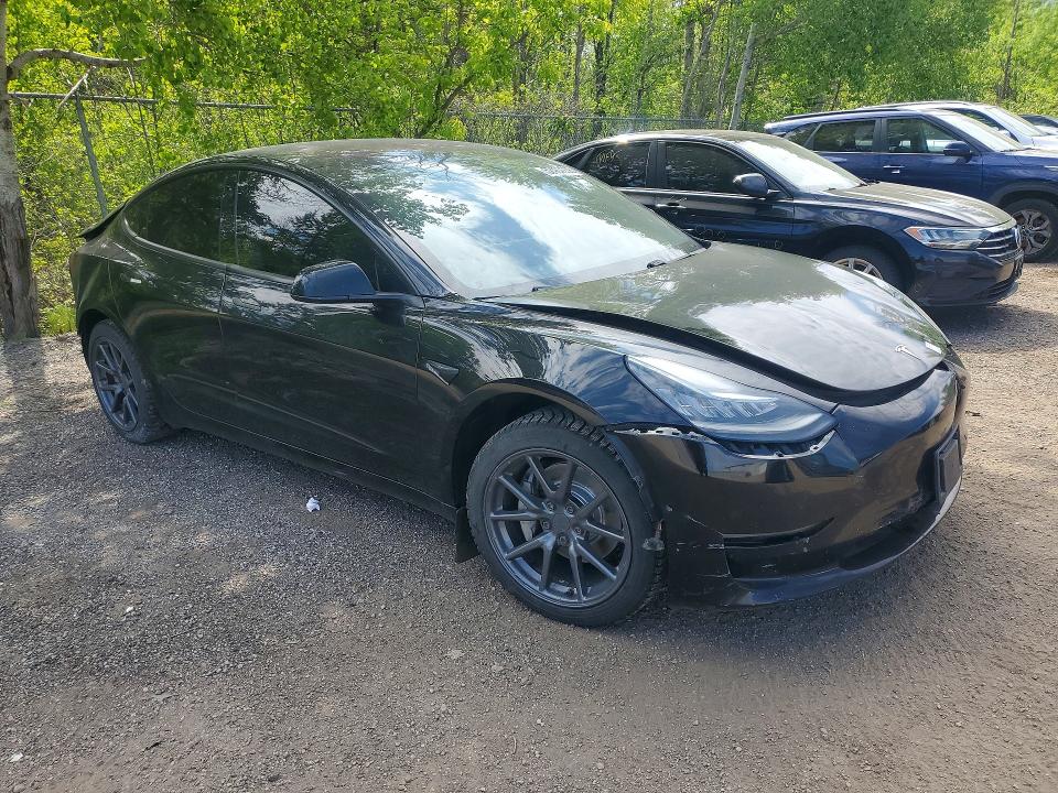 2018 Tesla Model 3 VIN 5YJ3E1EA6JF028443 COPART salvage auction — FRONT END, On - Permit Salvage, sold $3,150 on 2026-07-14 (photo 4)