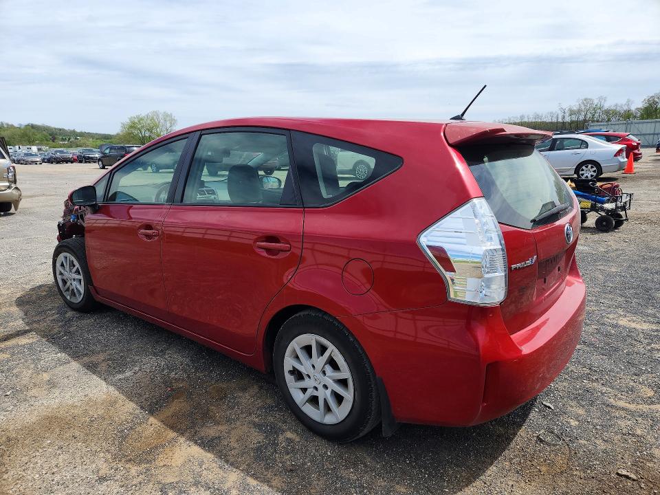2014 Toyota Prius VIN JTDZN3EU1E3301730 COPART salvage auction — FRONT END, Wi - Junked Vehicle Bill Of Sale, sold $1,100 on 2026-07-14 (photo 2)