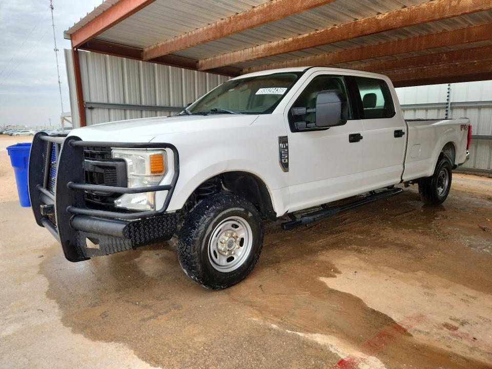 2021 Ford F-250 super duty VIN 1FT7W2B64MEC09339 COPART salvage auction — REAR END, Tx - Certificate Of Title, sold $7,100 on 2026-07-30 (photo 1)
