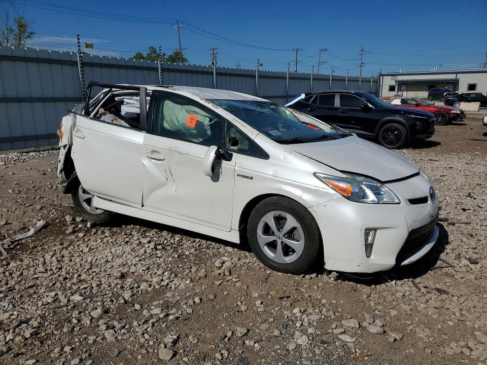 2013 Toyota VIN JTDKN3DU1D0352910 COPART salvage auction — ROLLOVER, Il - Salvage Certificate, sold $275 on 2026-07-24 (photo 4)