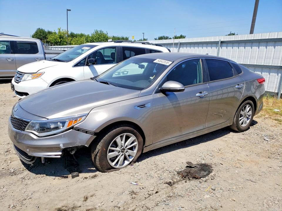 2018 Kia Optima VIN 5XXGT4L30JG187274 COPART salvage auction — VANDALISM, Ca - Salvage Certificate, sold $1,200 on 2026-07-16 (photo 1)