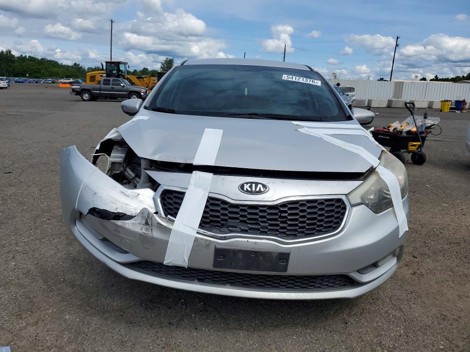 2016 Kia Forte VIN KNAFK5A8XG5631225 COPART salvage auction — FRONT END, Or - Salvage Title Certificate, sold $1,100 on 2026-07-29 (photo 5)