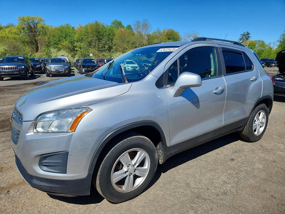 2016 Chevrolet Trax VIN KL7CJPSB0GB761267 COPART salvage auction — FRONT END, MA - CERTIFICATE OF TITLE, sold $1,300 on 2026-07-27 (photo 1)