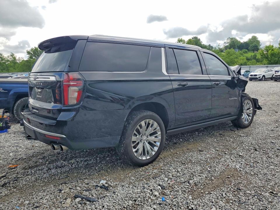 2021 Chevrolet Suburban VIN 1GNSKGKLXMR157157 COPART salvage auction — FRONT END, Oh - Cert Of Title-Salvage, sold $16,100 on 2026-07-31 (photo 3)