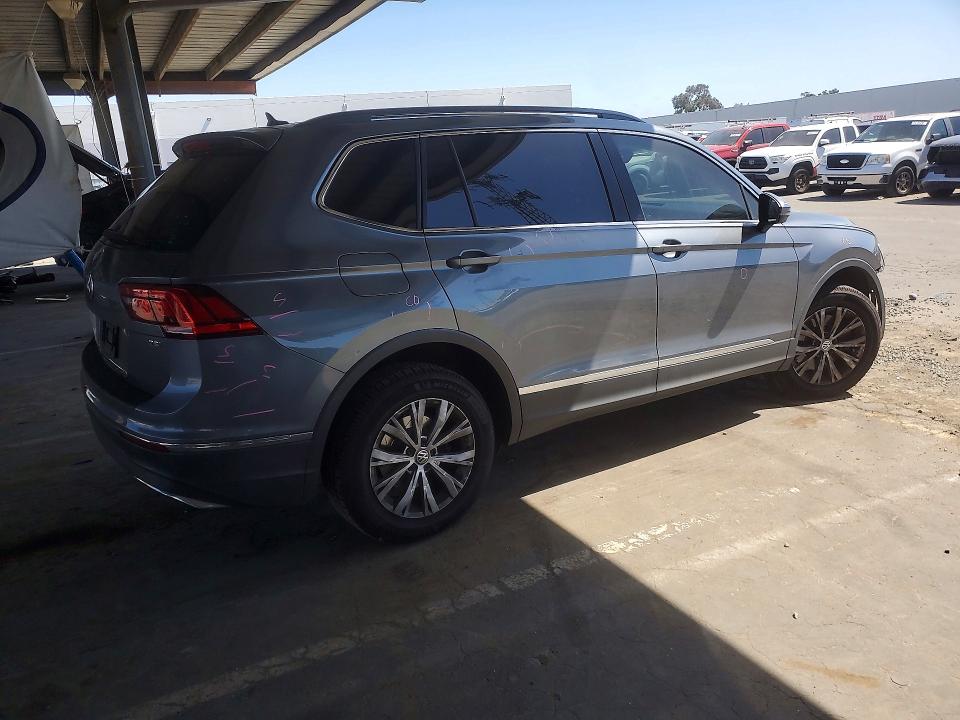 2018 Volkswagen Tiguan VIN 3VV3B7AX8JM002669 COPART salvage auction — FRONT END, CA - SALVAGE CERTIFICATE, sold $3,750 on 2026-07-02 (photo 3)