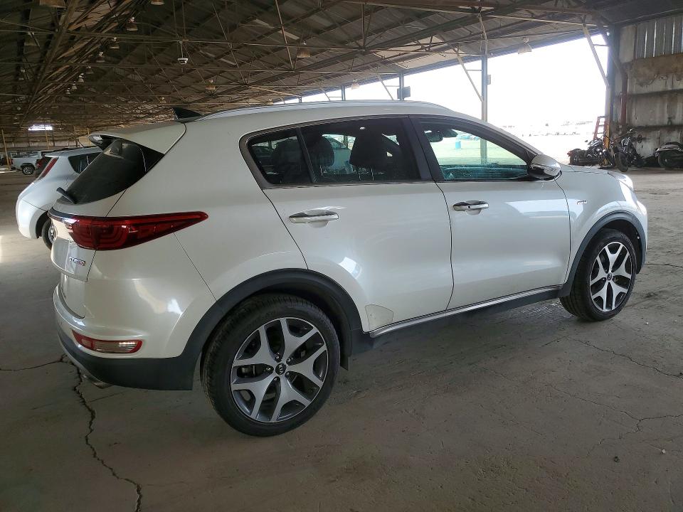 2017 Kia Sportage VIN KNDPRCA66H7067990 COPART salvage auction — MECHANICAL, Az - Certificate Of Title, sold $1,700 on 2026-07-08 (photo 3)