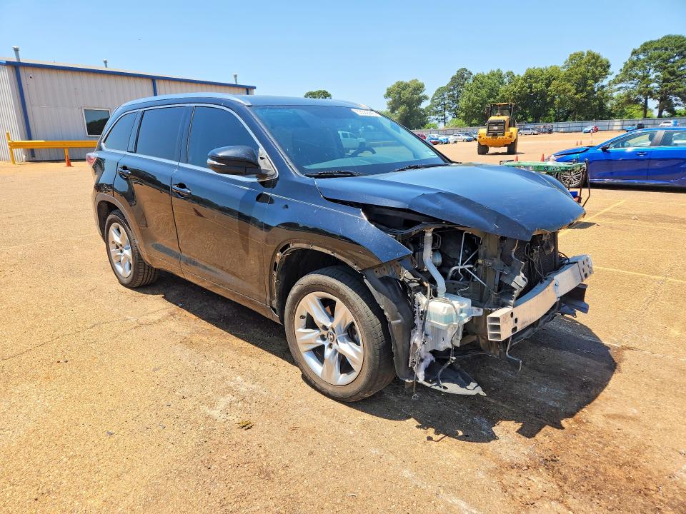 2016 Toyota Highlander VIN 5TDYKRFH0GS147165 COPART salvage auction — FRONT END, TX - SALVAGE VEHICLE TITLE, sold $1,600 on 2026-07-20 (photo 4)