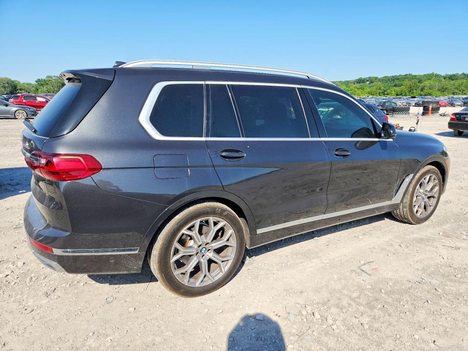2021 BMW X7 VIN 5UXCW2C06M9H63436 COPART salvage auction — MINOR DENT/SCRATCHES, Mo - Certificate Of Title, sold $22,500 on 2026-07-08 (photo 3)