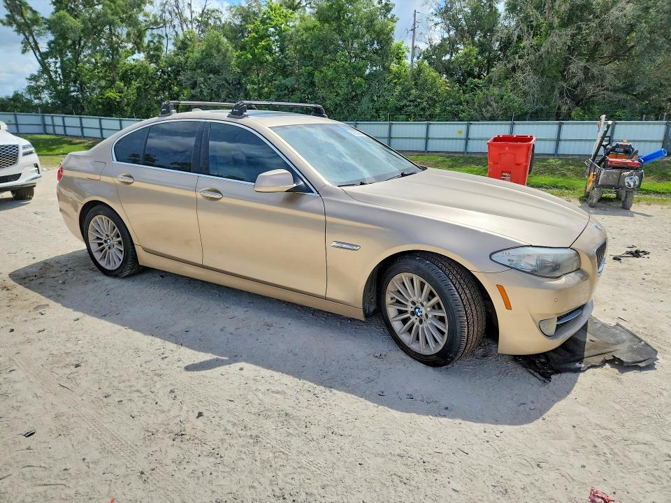 2011 BMW 5er VIN WBAFR7C55BC807225 COPART salvage auction — MECHANICAL, Tx - Certificate Of Title, sold $575 on 2026-07-07 (photo 4)