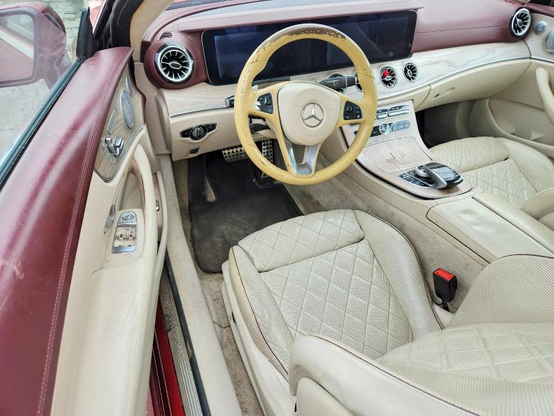 2018 Mercedes-benz E-klasse VIN WDD1J6FB3JF015755 COPART salvage auction — REAR END, Wv - Salvage Certificate, sold $5,300 on 2026-07-17 (photo 8)