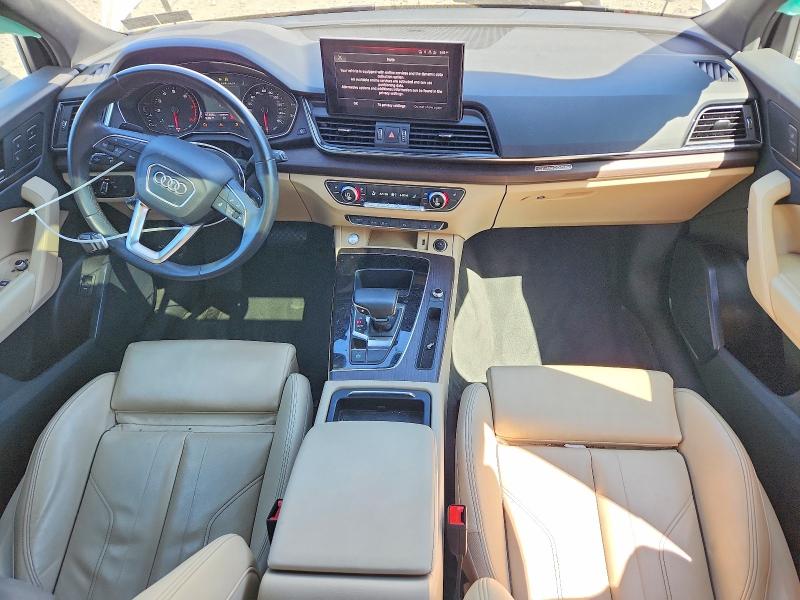 2022 Audi Q5 VIN WA14AAFY8N2073723 COPART salvage auction — MECHANICAL, Nj - Cert Of Title-Salvage, sold $12,500 on 2026-07-15 (photo 8)