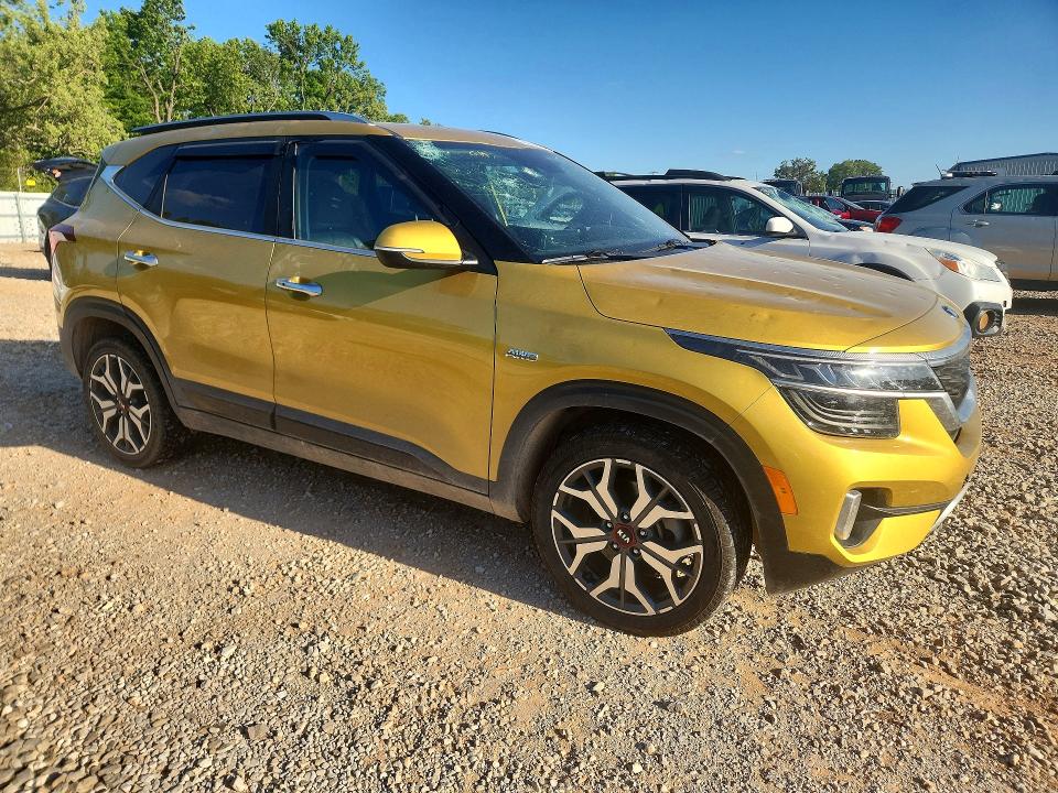 2021 Kia VIN KNDETCA29M7189159 COPART salvage auction — HAIL, Mo - Salvage Certificate Of Title, sold $4,100 on 2026-07-29 (photo 4)