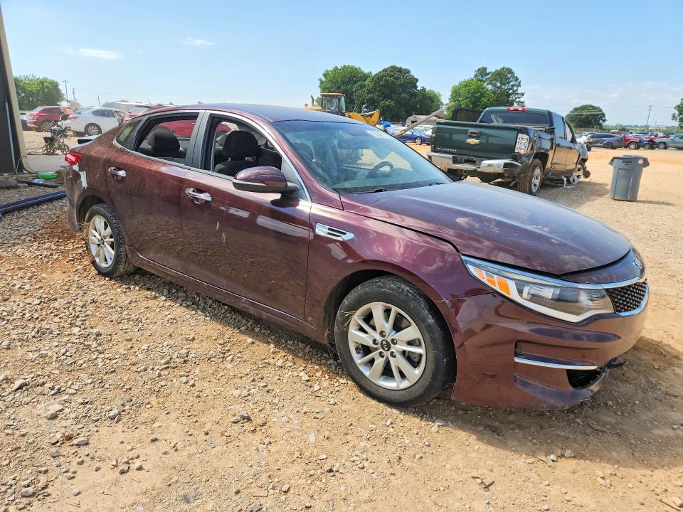 2016 Kia Optima VIN 5XXGT4L37GG084099 COPART salvage auction — SIDE, AL - CERT OF TITLE-SALVAGE TITLE, sold $425 on 2026-07-29 (photo 4)