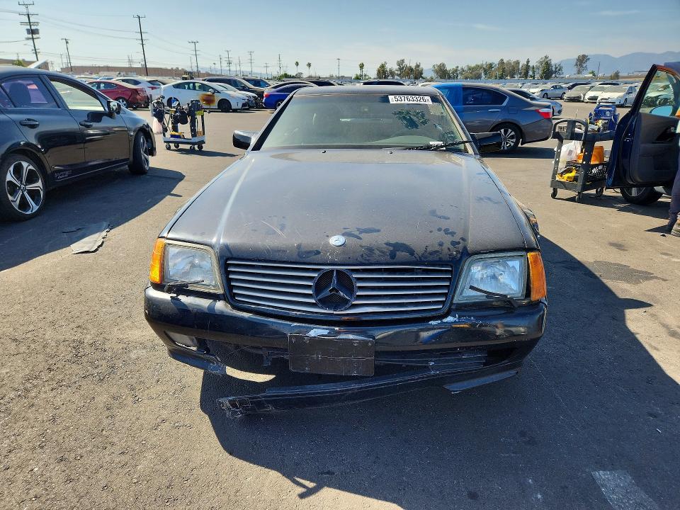 1991 Mercedes-benz Sl-klasse VIN WDBFA66E2MF018840 COPART salvage auction — FRONT END, Ca - Dis/Dlr/Exp Only Clean Title, sold $2,050 on 2026-07-06 (photo 5)