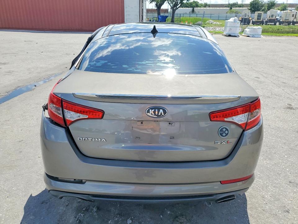 2013 Kia Optima VIN 5XXGR4A60DG179594 COPART salvage auction — SIDE, Fl - Cert Of Title Slvg Rebuildable, sold $925 on 2026-07-02 (photo 6)