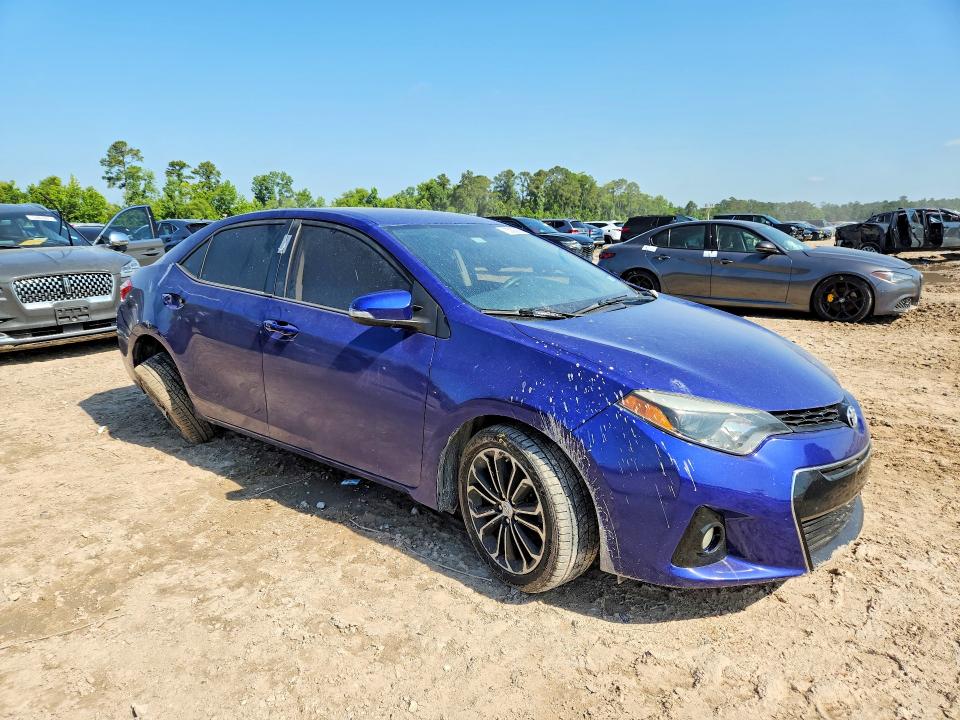 2016 Toyota Corolla VIN 5YFBURHE2GP436169 COPART salvage auction — REAR END, Tx - Salvage Vehicle Title, sold $1,900 on 2026-07-10 (photo 4)