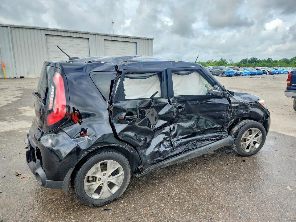 2017 Kia Soul VIN KNDJN2A24H7500764 COPART salvage auction — ROLLOVER, AL - CERT OF TITLE-SALVAGE TITLE, sold $425 on 2026-07-30 (photo 3)