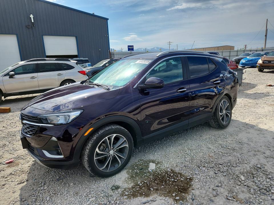 2021 Buick Encore VIN KL4MMDS29MB075229 COPART salvage auction — REAR END, Ut - Salvage Certificate, sold $5,300 on 2026-07-10 (photo 1)