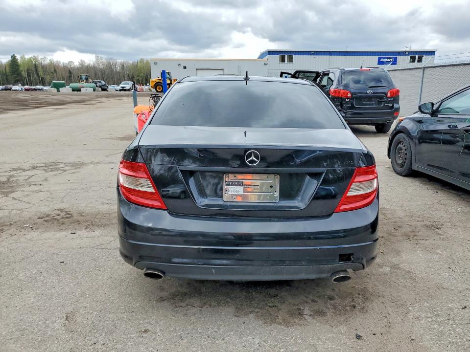 2009 Mercedes-benz C class VIN WDDGF85XX9F343304 COPART salvage auction — SIDE, ON - PERMIT SALVAGE, sold $1,050 on 2026-07-14 (photo 6)