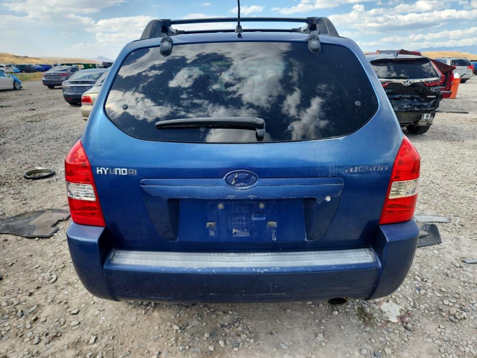 2006 Hyundai Tucson VIN KM8JM12B76U338604 COPART salvage auction — MECHANICAL, Az - Certificate Of Title, sold $325 on 2026-07-14 (photo 6)