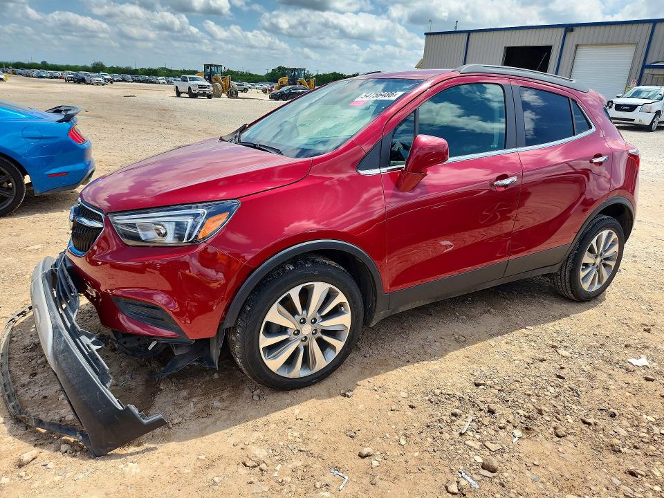 2020 Buick Encore VIN KL4CJASB1LB001577 COPART salvage auction — FRONT END, Tx - Salvage Vehicle Title, sold $1,800 on 2026-07-30 (photo 1)