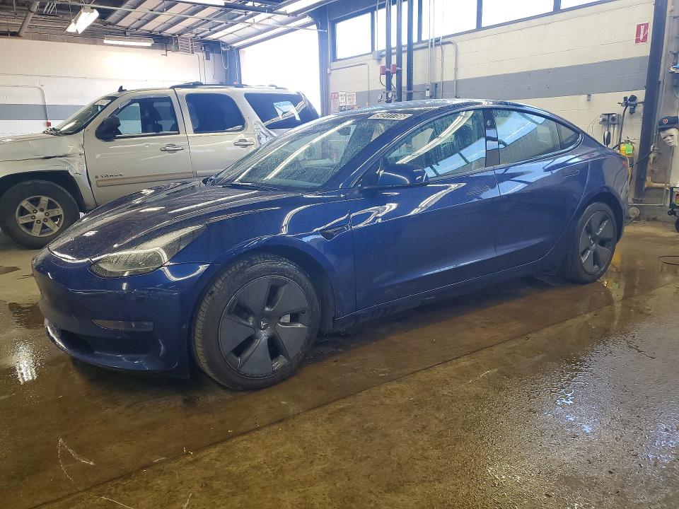 2023 Tesla Model 3 VIN 5YJ3E1EA7PF438631 COPART salvage auction — FRONT END, Il - Salvage Certificate, sold $4,750 on 2026-07-06 (photo 1)