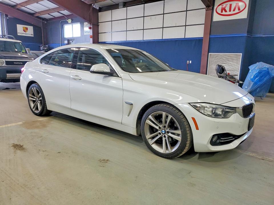 2016 BMW 4 series VIN WBA4C9C51GG136141 COPART salvage auction — MINOR DENT/SCRATCHES, MA - CERTIFICATE OF TITLE, sold $6,500 on 2026-07-24 (photo 4)