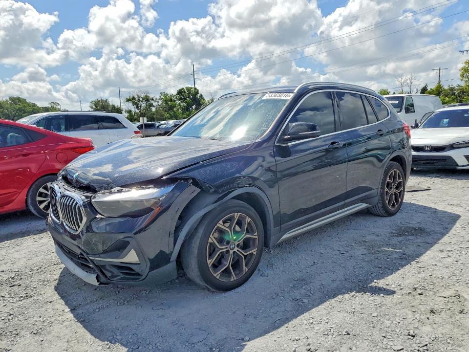2020 BMW X1 VIN WBXJG7C00L5P29033 COPART salvage auction — FRONT END, Fl - Cert Of Title Slvg Rebuildable, sold $4,150 on 2026-07-07 (photo 1)