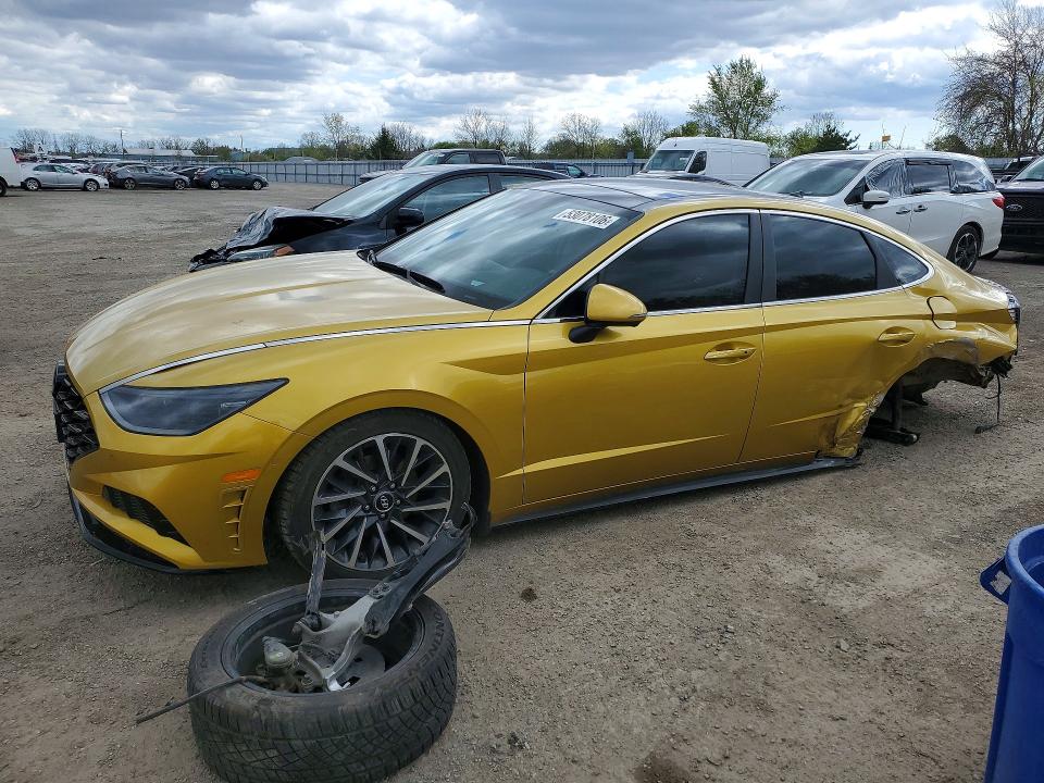 2020 Hyundai VIN 5NPEH4J20LH025641 COPART salvage auction — UNDERCARRIAGE, On - Permit Irrepairable, sold $2,850 on 2026-07-14 (photo 1)